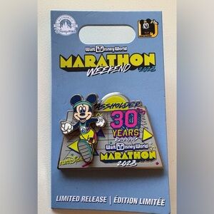 2023 Disney World RunDisney Marathon Weekend Logo Pin Passholder Disney Parks
